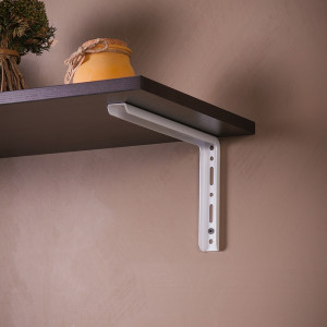 Кронштейн  Модерн 1, 215x350x40 мм, белый LJPS0107 Public Steel Россия