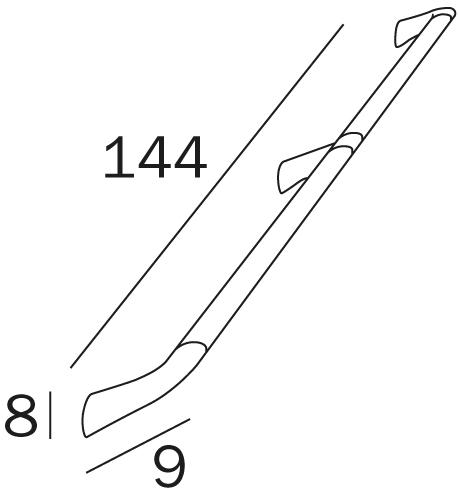 INDA® Фиксированная ручка для ванной Confort sun-id-1491041 - Вид №5