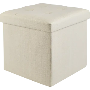 Пуф Lysandre с мягкой обивкой 38x38x6.6 см цвет бежевый 88835413 STLM-2123316