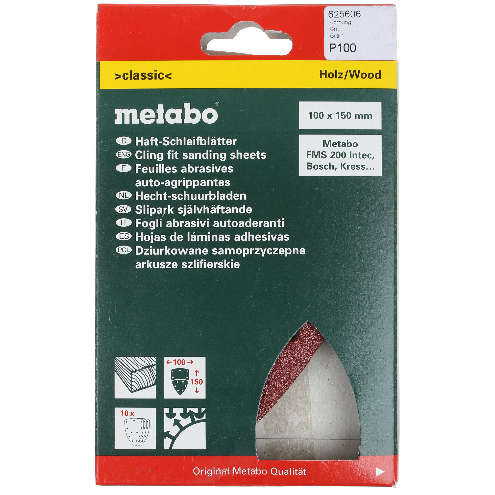 Шлифовальный лист Metabo 625606000 1151252 STDN-0117876