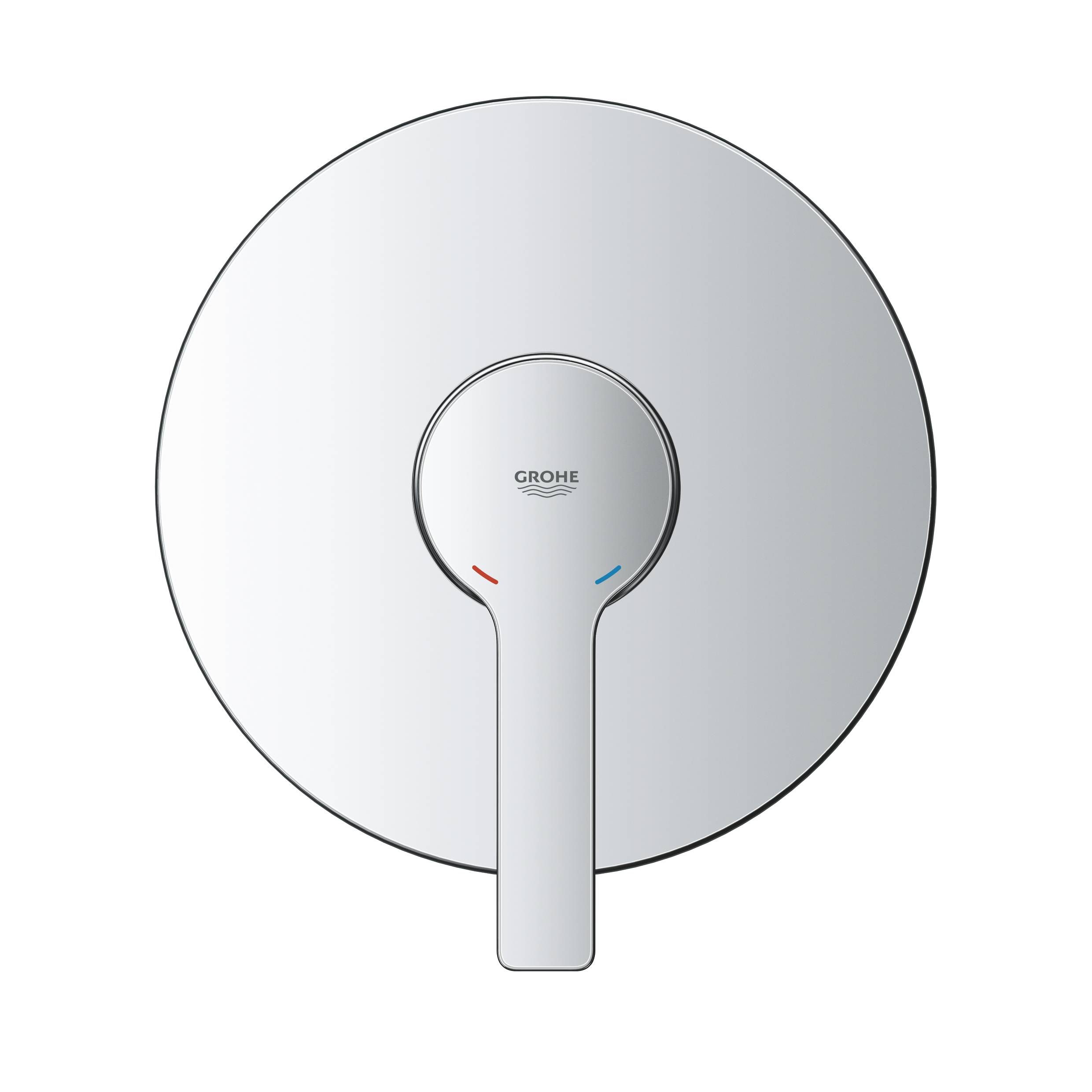 Смеситель однорычажный для душа GROHE Lineare New, круглая розетка, хром (24063001) - Вид №2