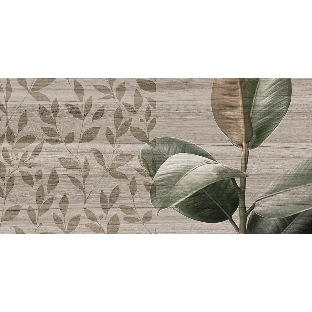 Плитка настенная Organic с узором 20х40 см 1.2 м² цвет серый Santreyd STLM-2079834 - Вид №6