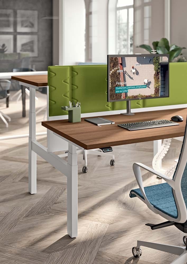 Рабочий стол с регулируемой высотой Quadrifoglio Group дизайн-офис ARCH-00036333 - Вид №1