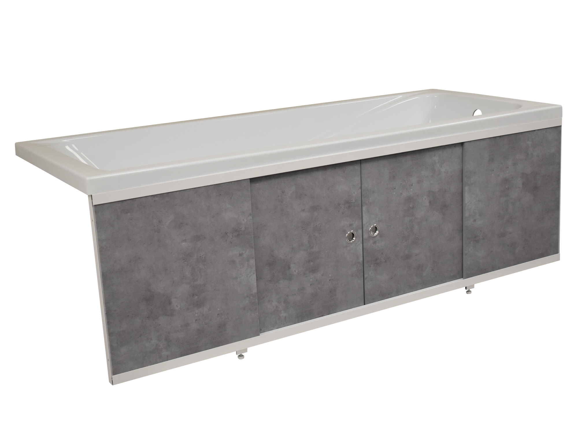 89139545 Экран-купе под ванну фронтальный 169 см цвет бетон серый экран купе STLM-0078958 МЕТАКАМ  - Вид №2