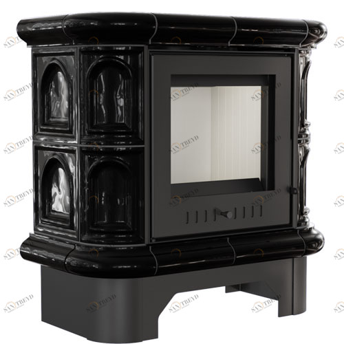 Печь-камин Kratki WK/440/KAFEL/CZ (черная) 5187