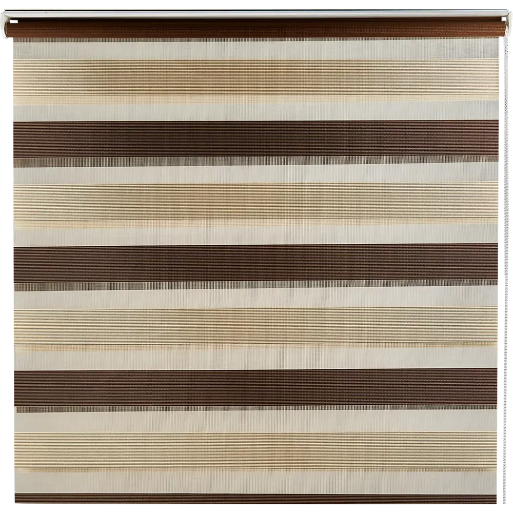 Штора рулонная день-ночь Порто 55x160 см коричневая 84522396 STLM-2188987 MIAMOZA - Вид №1