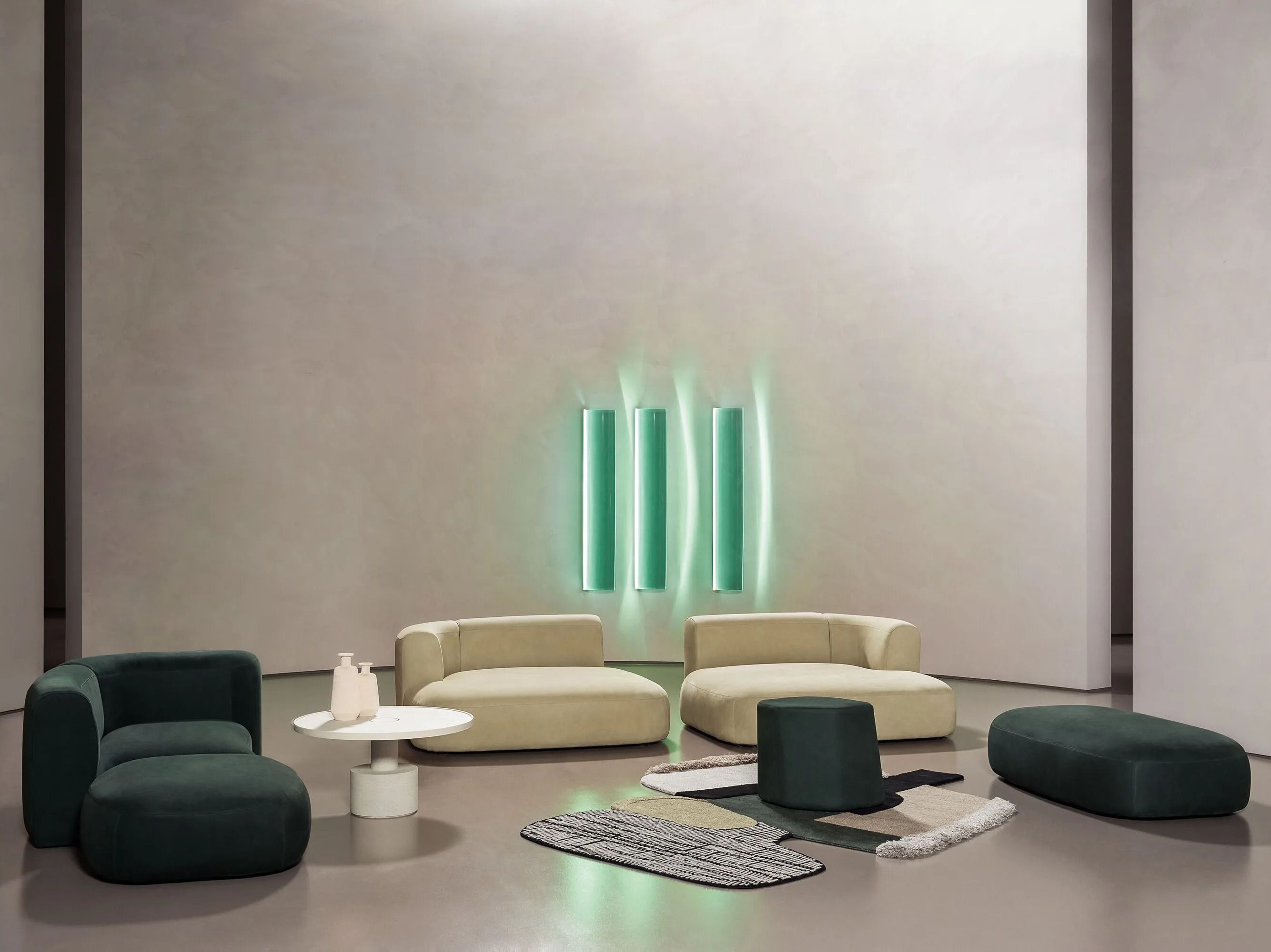 Кожаный модульный диван Baxter Clara ARCH-00053660 - Вид №1