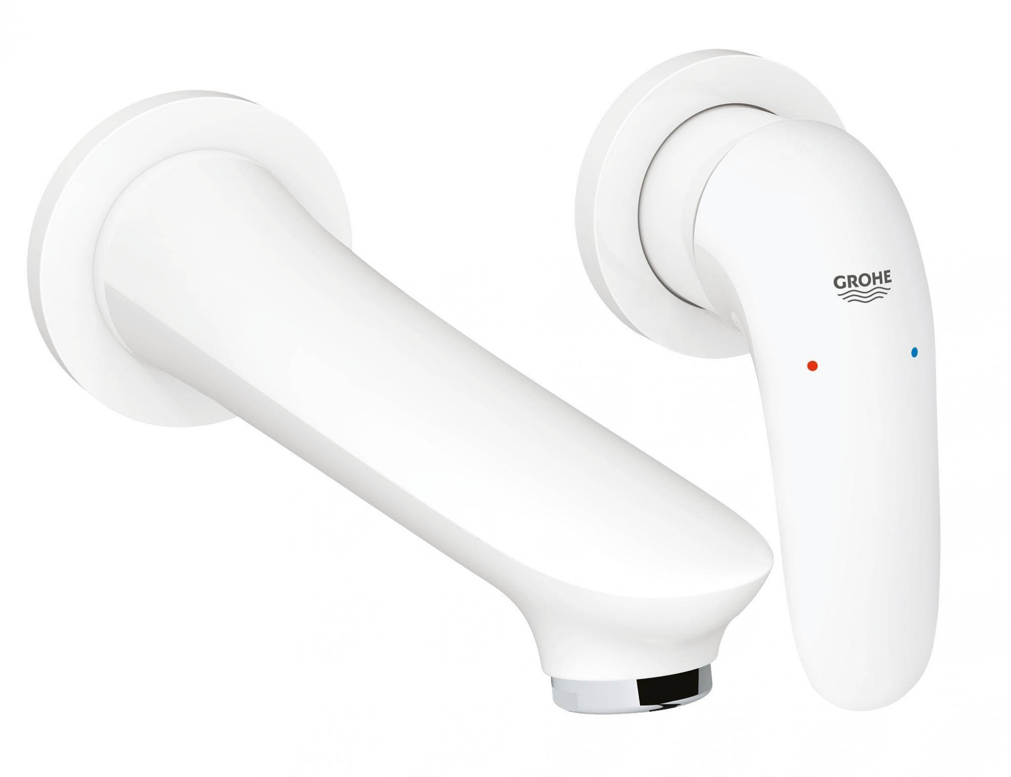 Внешняя часть смесителя для раковины GROHE Eurostyle, белая луна (29097LS3)