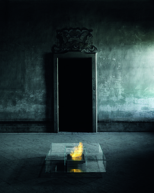 Glas Italia Низкий квадратный журнальный столик из хрусталя  Sea01  - Вид №3