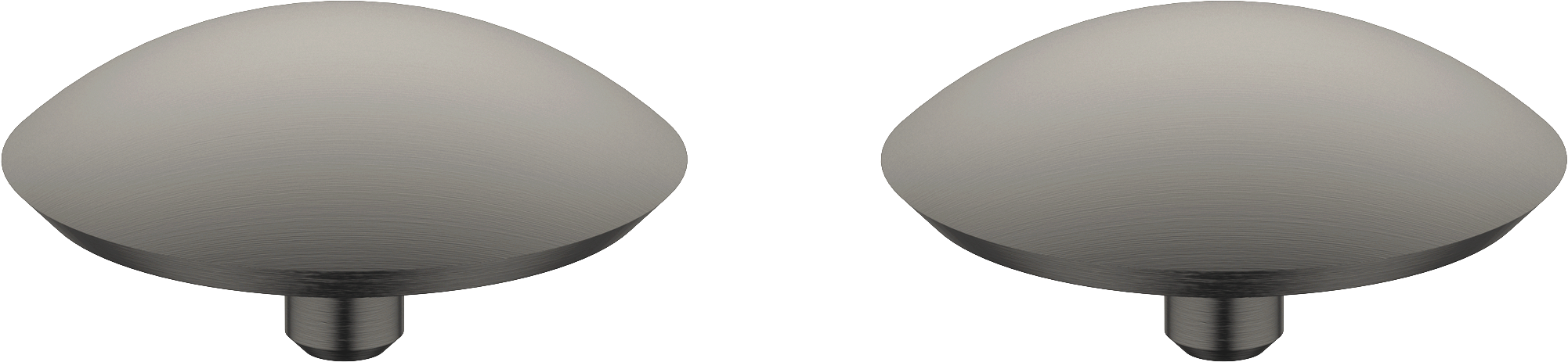 Декоративные колпачки для Perfecto - Brushed Dark Platinum