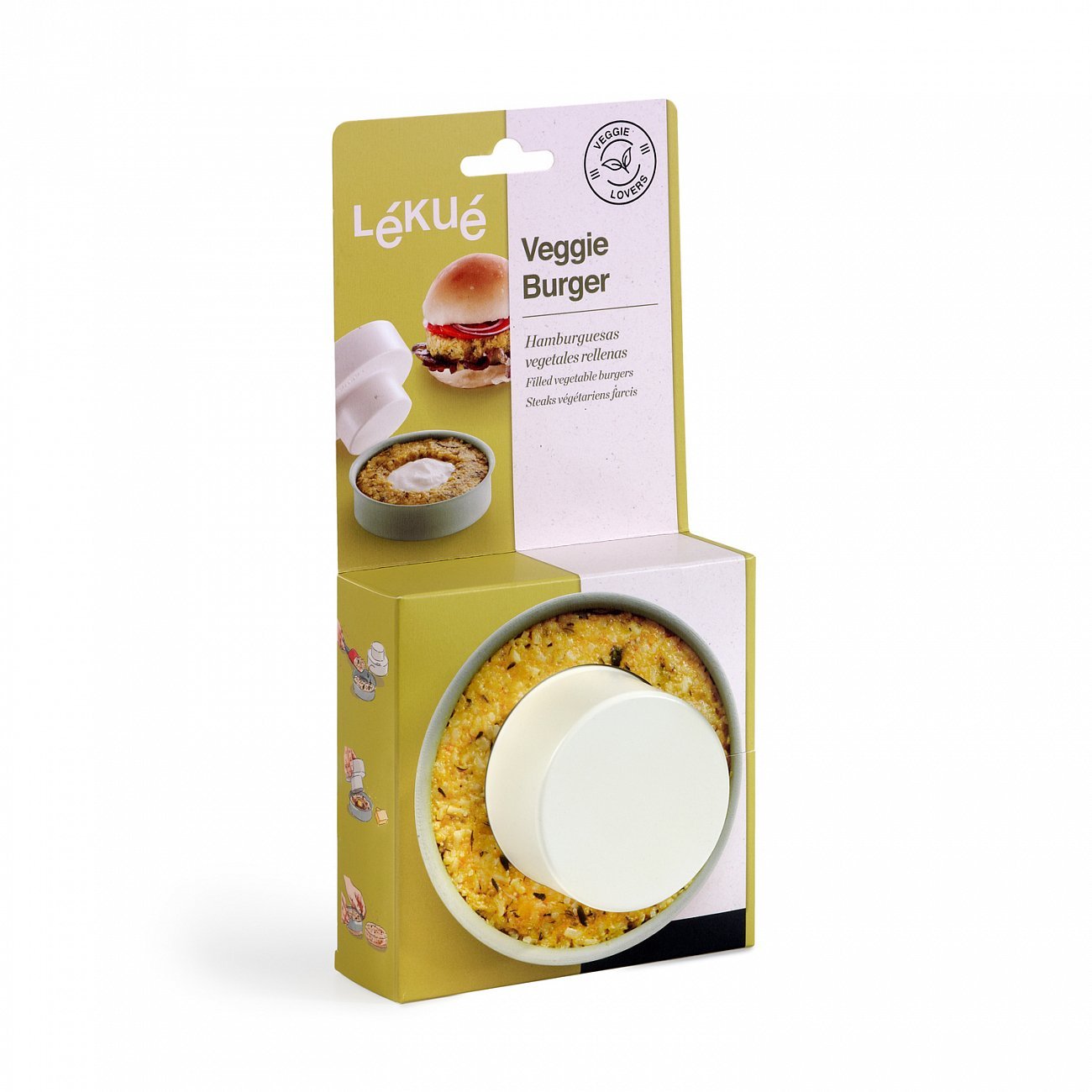 Пресс для бургера силиконовый зеленый Lekue LEKUE ДИЗАЙНЕРСКИЕ 00-3952031 Зеленый  - Вид №5