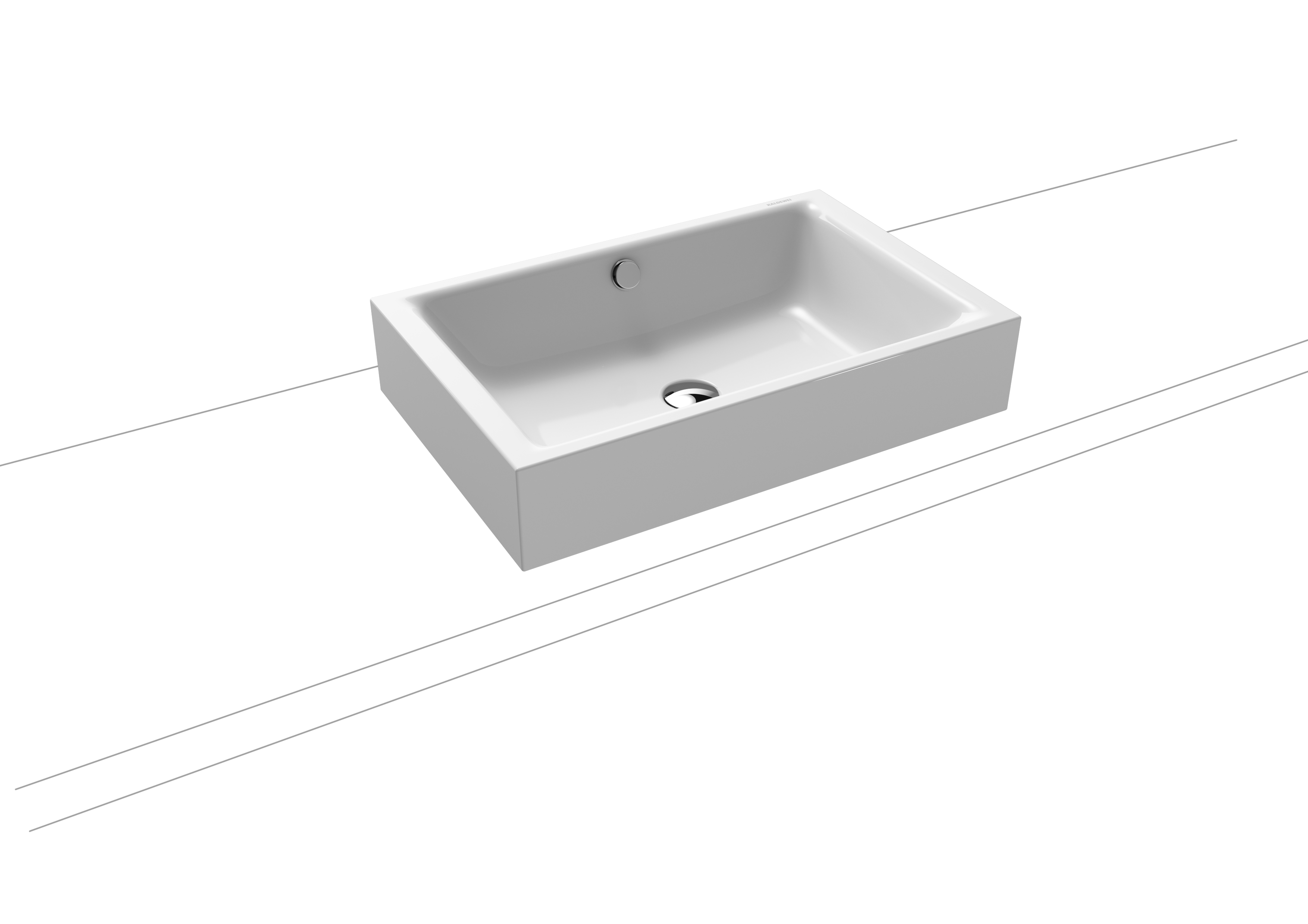 Умывальник KALDEWEI Сталь эмалированная 3175 282 холодный серый 90 31753083282 - Вид №1
