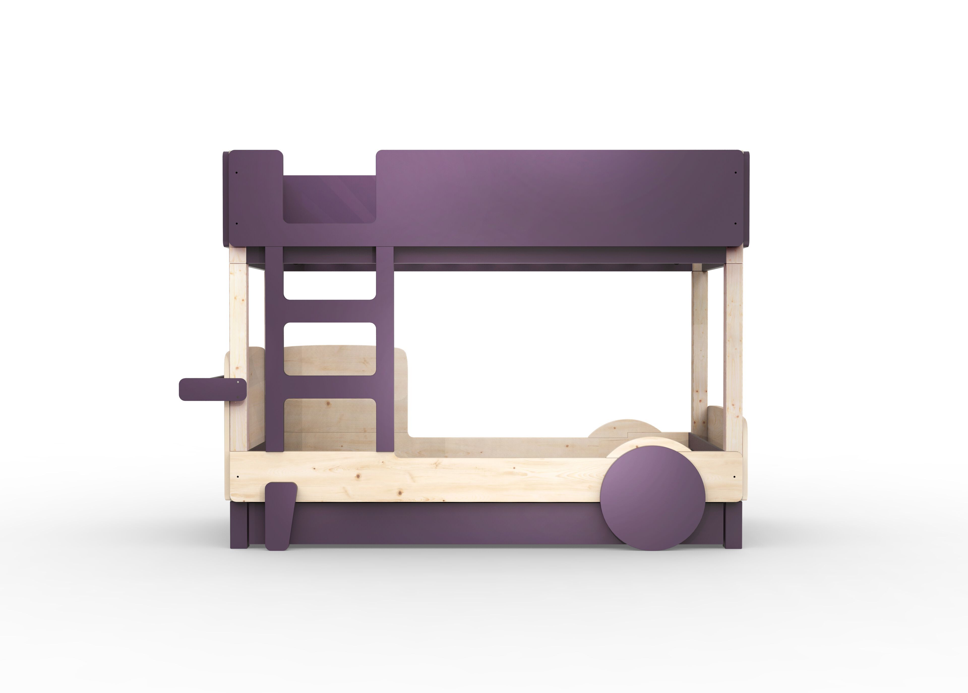 Деревянная двухъярусная кровать с выдвижной кроватью Mathy by Bols ARCH-00048116 - Вид №28