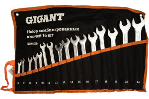 15908215 Набор комбинированных ключей 16 шт. GCWS16 Gigant