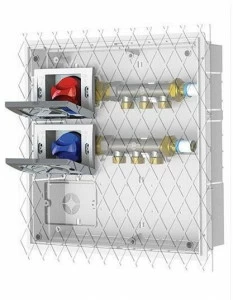 EMMETI Встроенный бокс для воды с шаровыми кранами Collettori, cassette e valvole a sfera motorizzate