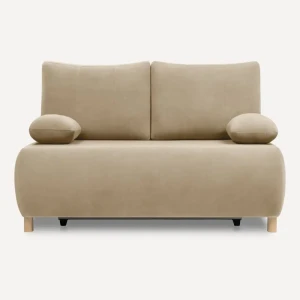 91934988 Диван Divan.ru Рейли 210x85x95 см вельвет цвет бежевый STLM-1471827