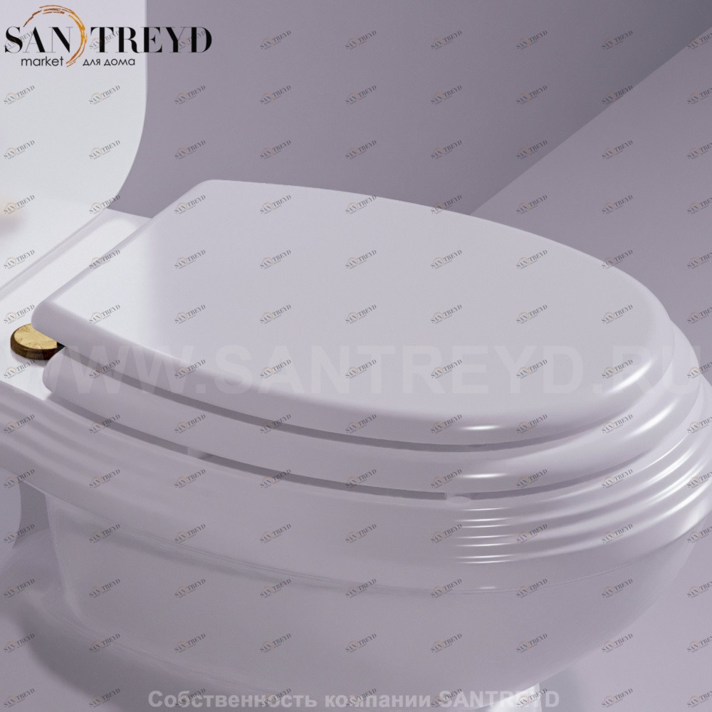 AR003D02BIANCOBR Крышка сиденье для унитаза Simas Arcade