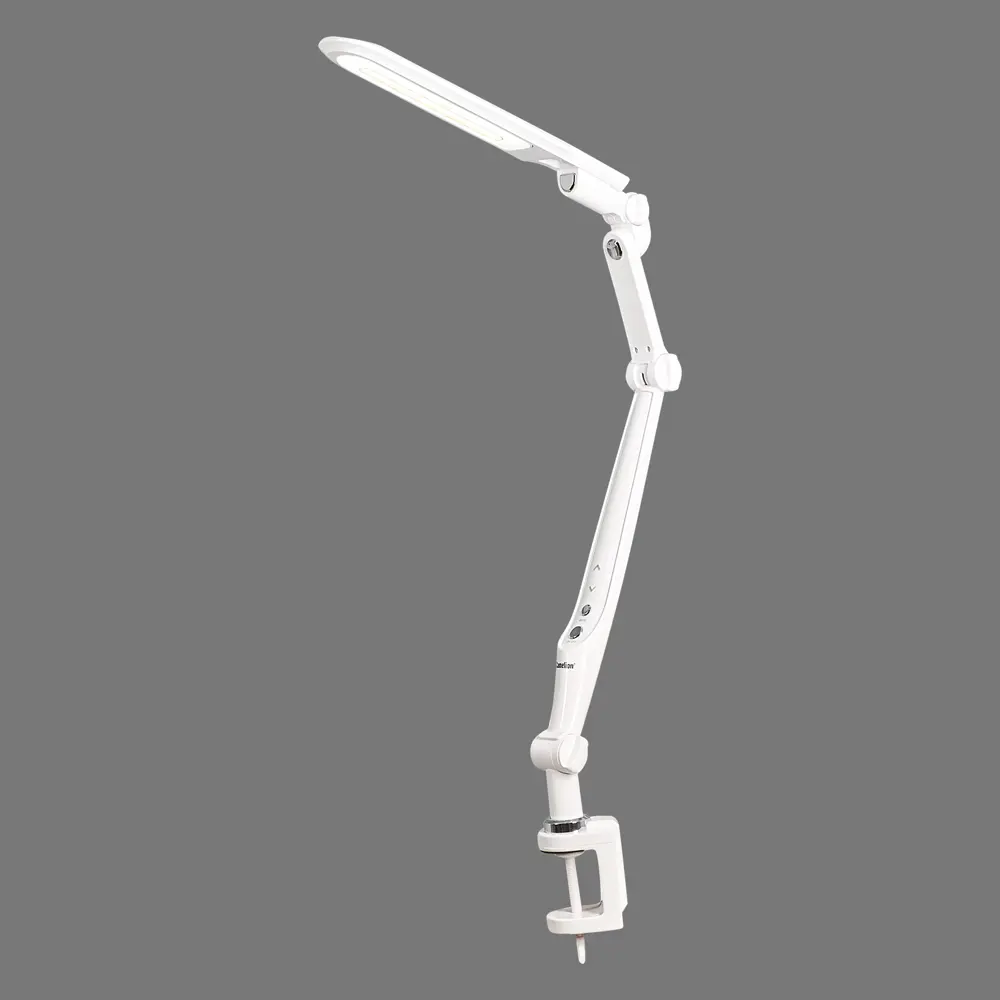 Рабочая лампа настольная светодиодная Camelion KD-830 на струбцине, цвет белый STLM-2077206 - Вид №1