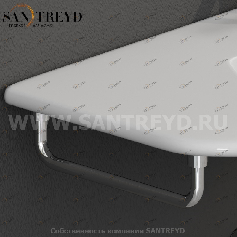 BO024 Держатель для полотенец 29 см Хромированный Globo GRACE Италия Ceramica Globo