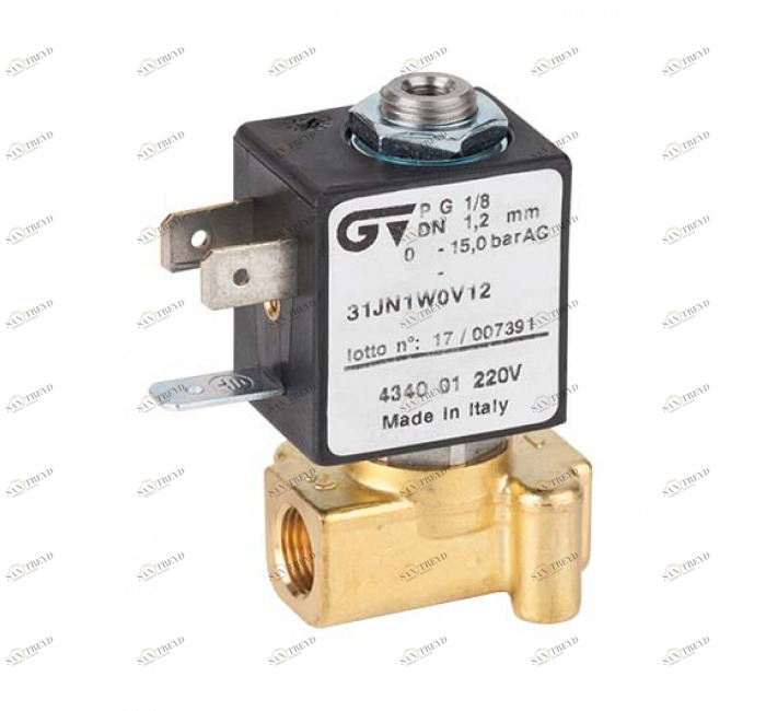 GENEBRE 4340 01 110v 3-ходовой электромагнитный клапан прямого действия Н.З 