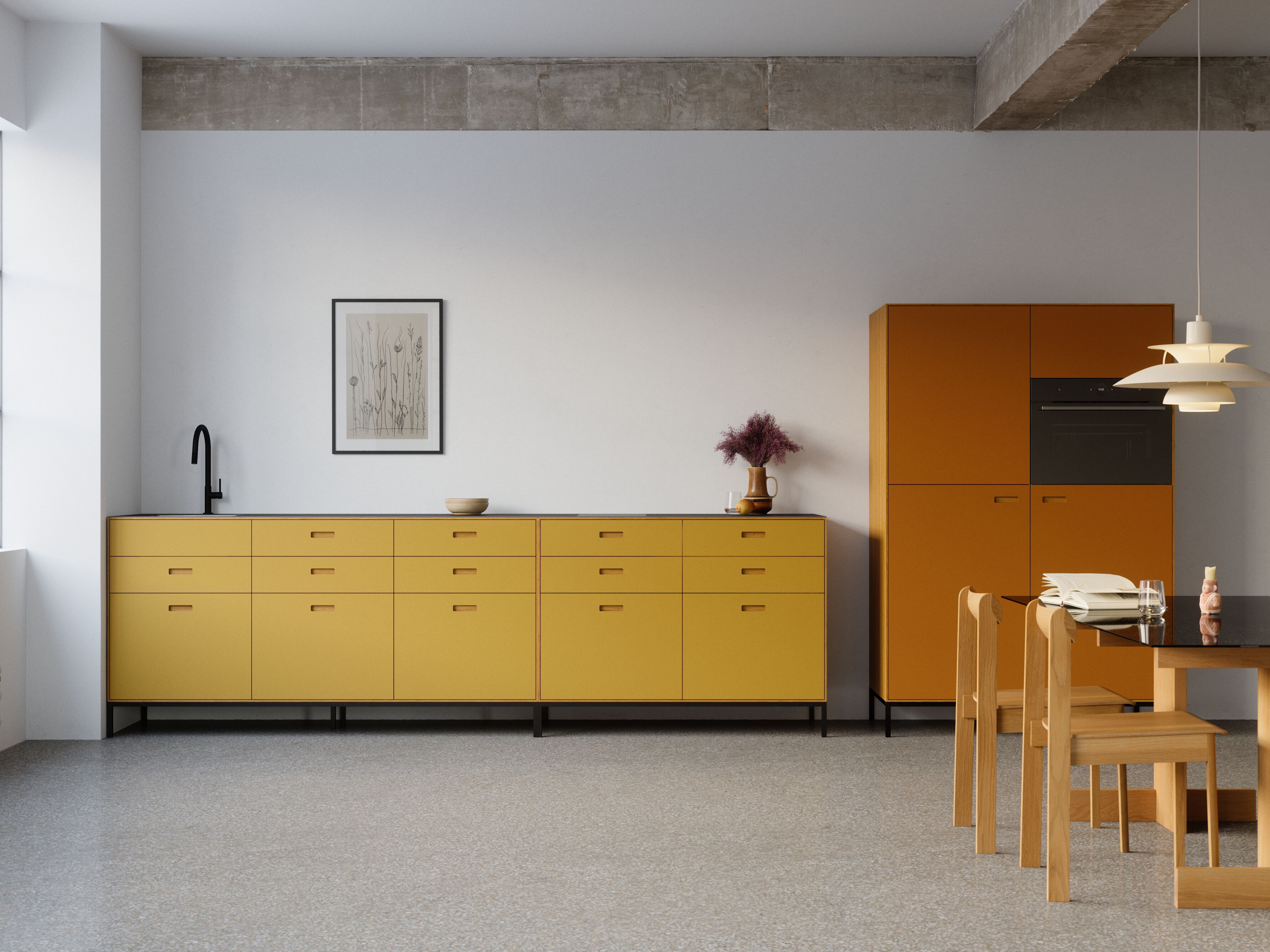 Встроенная кухня Neuvermoebelt TINY KITCHEN "OFFICE" ARCH-00119869