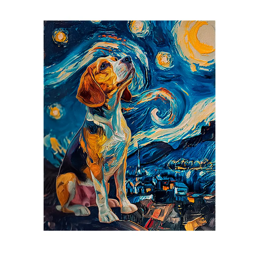 Картина на холсте Ночь бигля 40x50 см Santreyd STLM-2098166