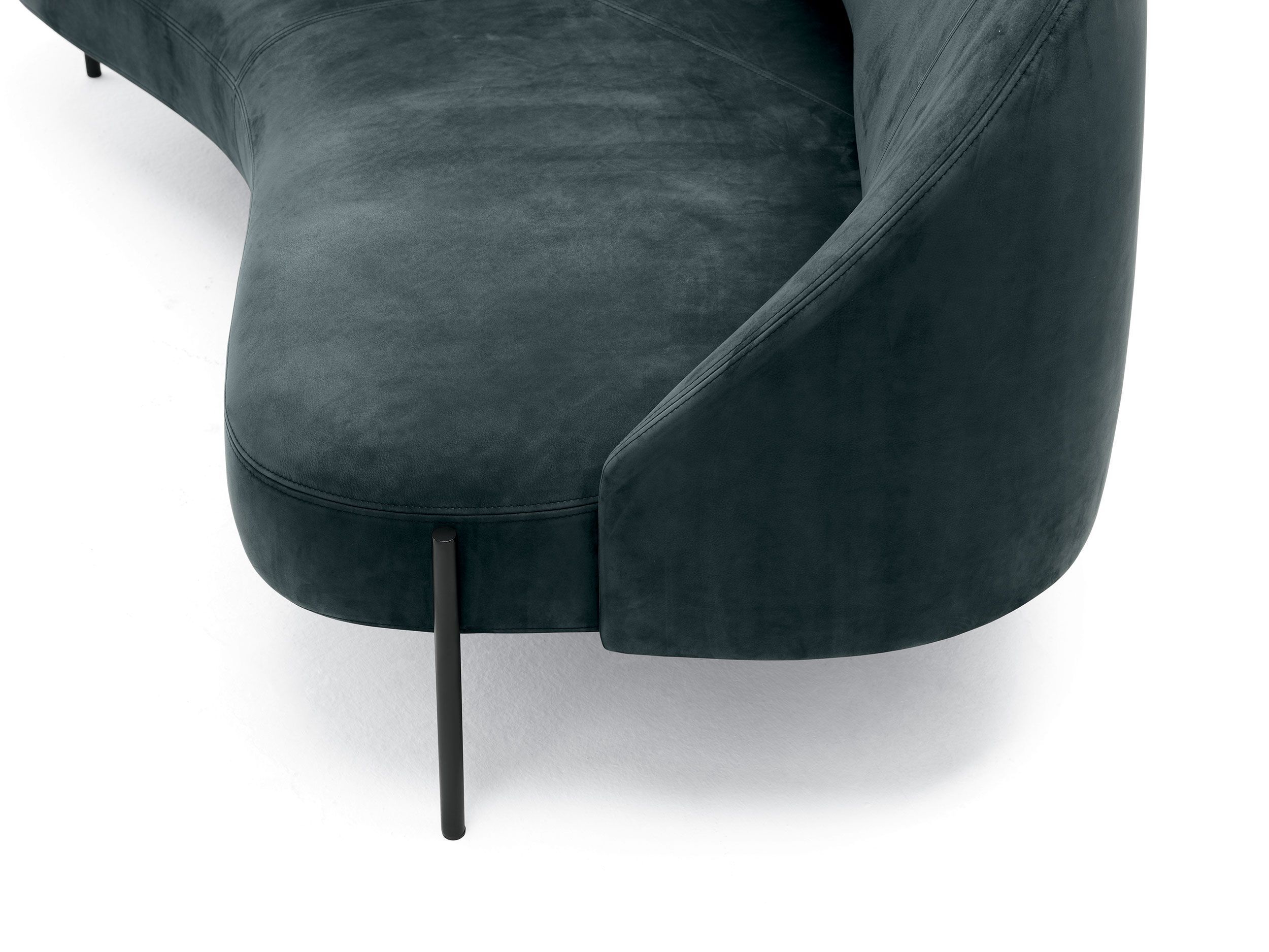 Изогнутый диван из ткани MisuraEmme VIRGIN ARCH-00088898 - Вид №1