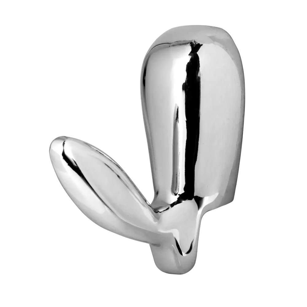 Крючок мебельный Ajax MB-LM/K-001 5x5.8x1 см цвет хром STLM-2153777