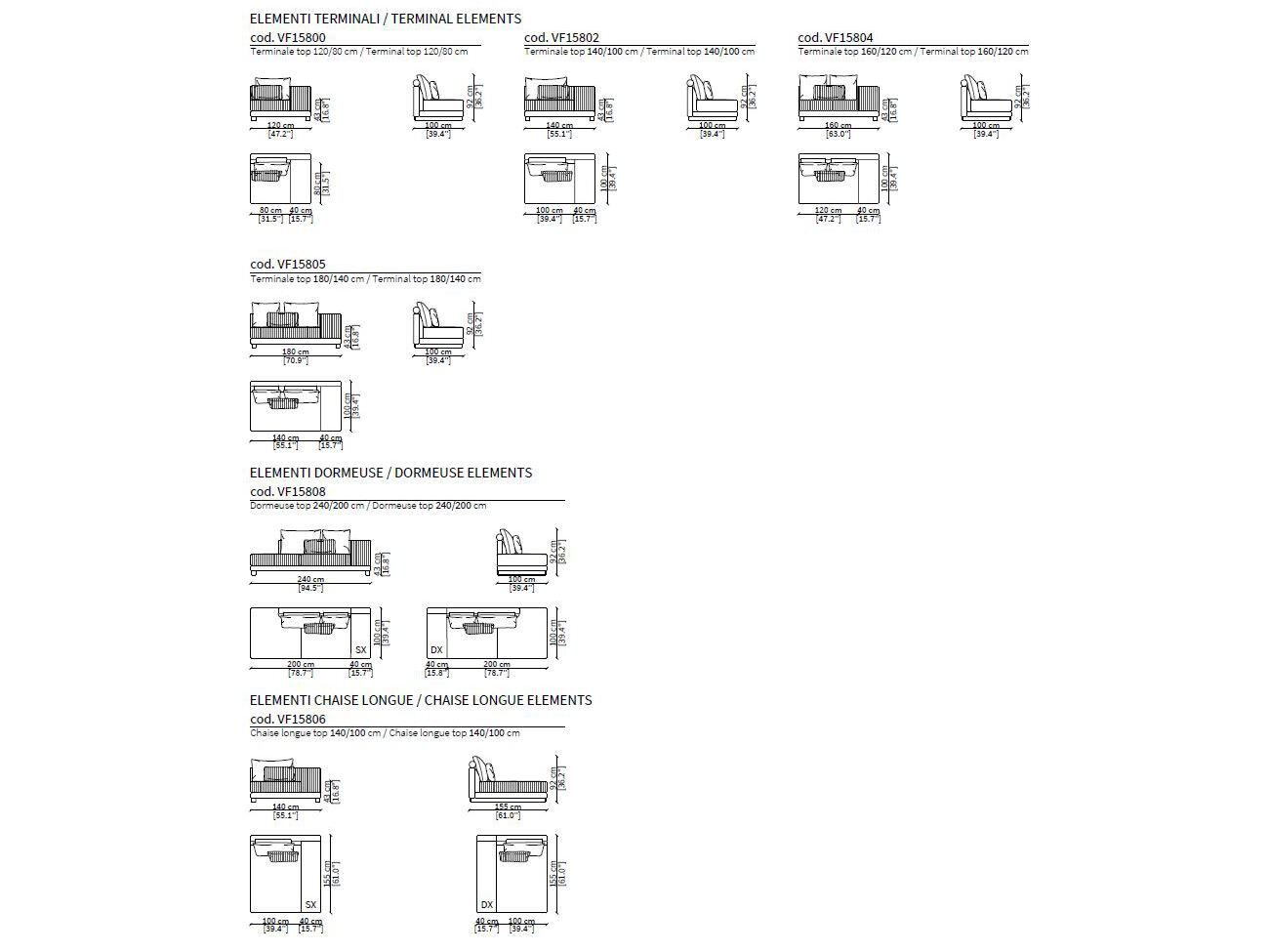 Модульный тканевый диван Vittoria Frigerio BRANDOLINI ARCH-00004613 - Вид №10