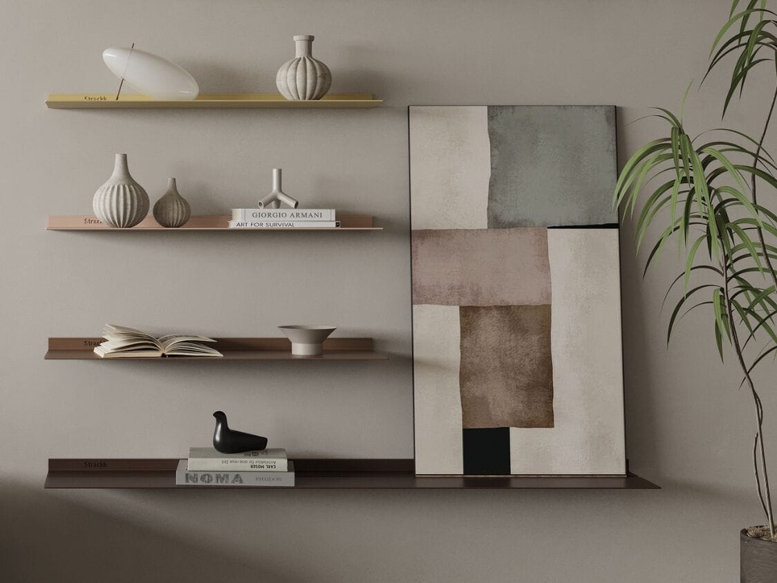 Алюминиевая полка Strackk WALL SHELF ARCH-00082804