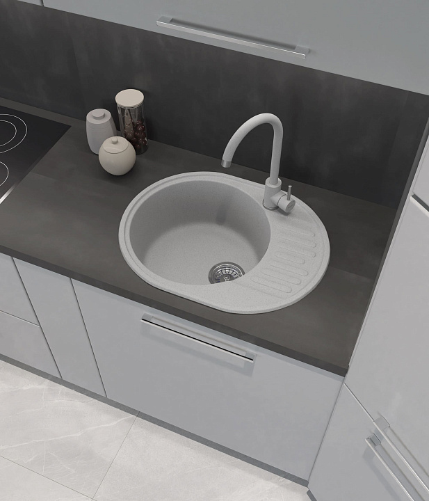 Кухонная мойка Кварц QUARZ S392 GranFest 58-S392 - Вид №1