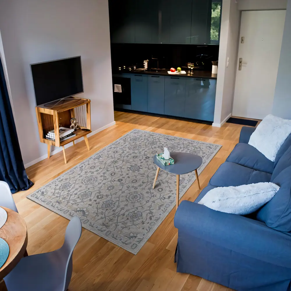 Ковер Merinos Point 200×300 см бежевый с цветочным рисунком 89423598 STLM-1578451