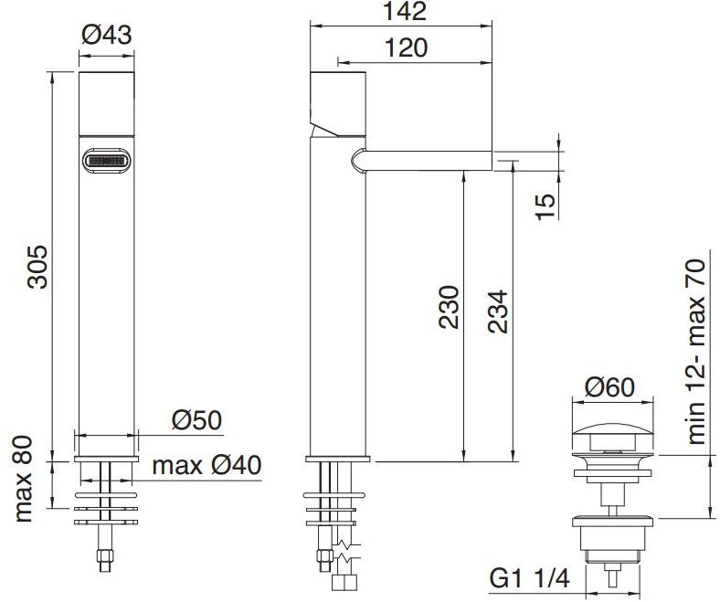 Rubinetterie Treemme Nanotech  5412  - Вид №2