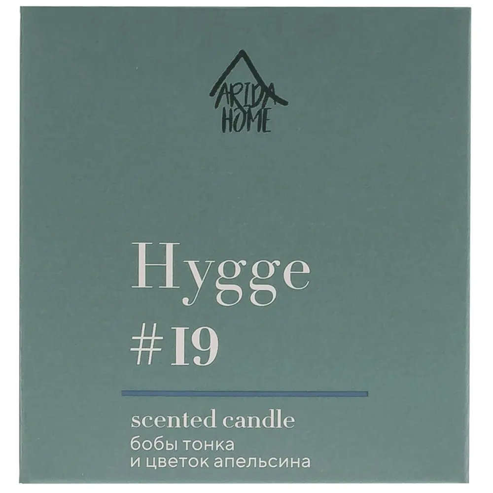 Свеча в стакане ароматизированная Arida Home Hygge N19 Бобы Тонка и цветы апельсина STLM-2119342 - Вид №5