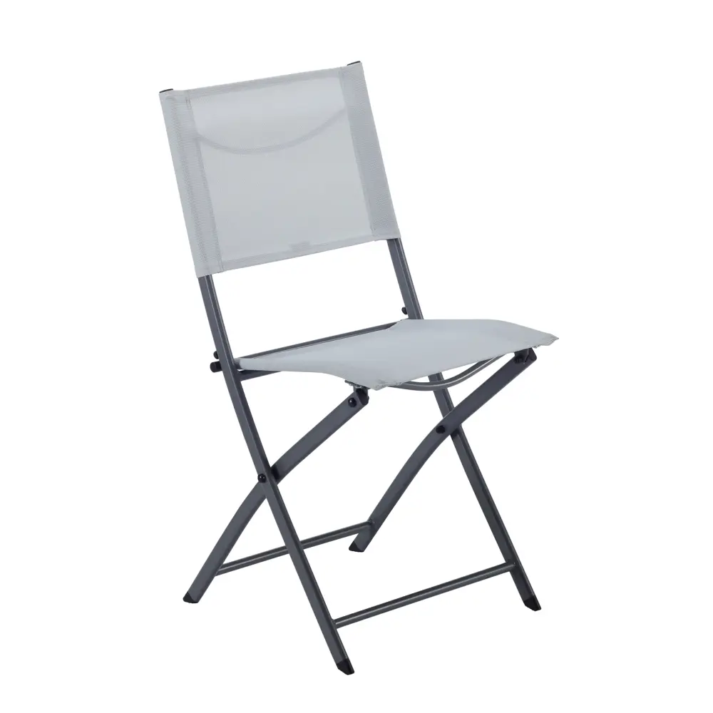 Стул Naterial Emys Origami складной 52x42x83 см сталь светло-серый 81956387 STLM-2123743  - Вид №4