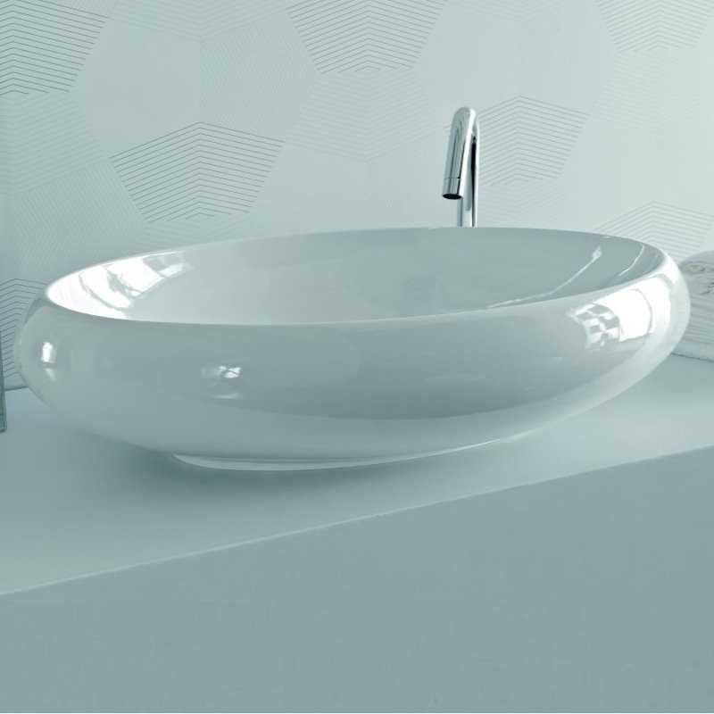 18998 Накладная раковина на столешницу  овальная Ceramica Hidra  - Вид №1