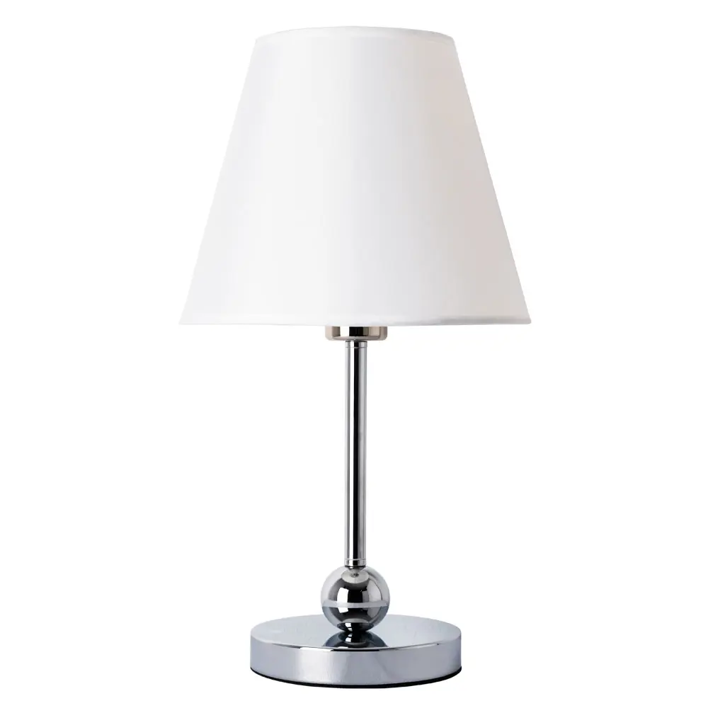 Настольная лампа Arte lamp Elba E27 1x60 хром 84229080 STLM-2125521 