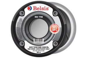 15525977 Акустический кабель 2х1,5мм2 16 Ga прозрачный BW7706 Belsis