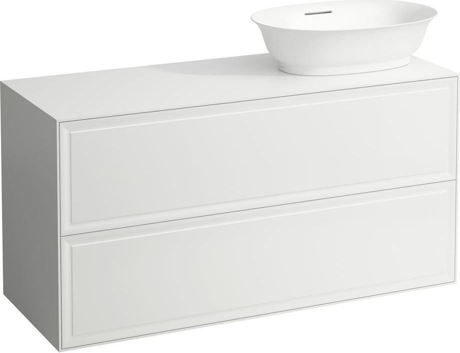 H4060840851701 Шкафчик 1200, 2 ящика, с отверстием справа, совместим с раковиной-чашей 812850, 812851, 812852, 812853 LAUFEN PRO - Вид №3