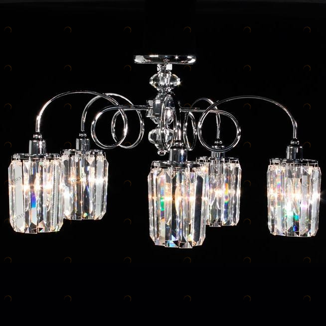 Потолочная люстра Citilux Синди CL330151 CITILUX ДИЗАЙНЕРСКИЕ, СИНДИ ХРОМ 183108 Хром 