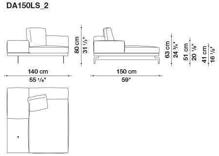B&B Italia 3-х местный тканевый диван Dock sun-id-1376507 - Вид №104