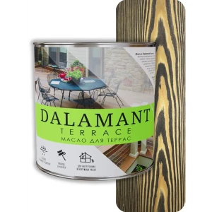 91951353 Масло для террас Dalamant Terrace матовое цвет эбен 2 л STLM-1519326