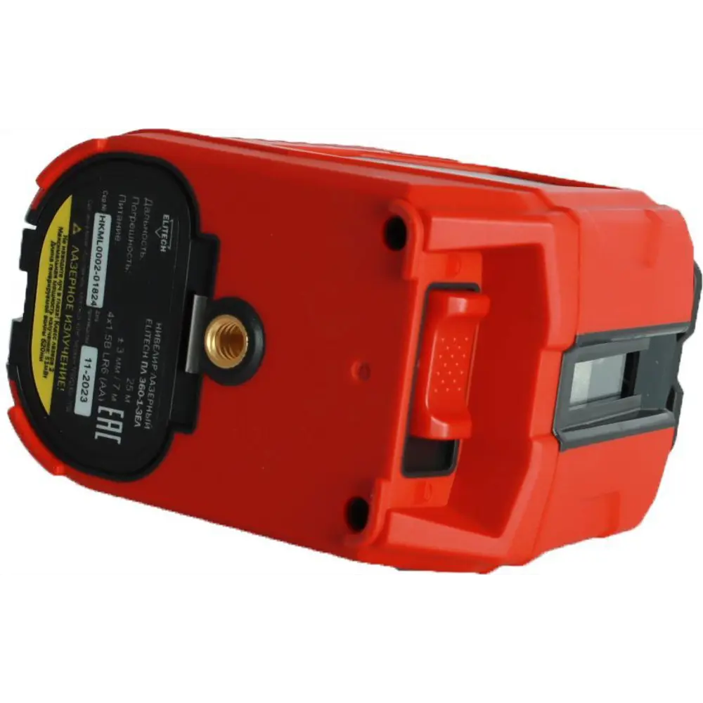 Лазерный нивелир Elitech 360° с зеленым лучом для точной разметки 89367686 STLM-1354168 - Вид №5