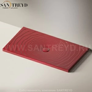 Flaminia WATER DROP Душевой поддон 140 см красный DR140.3011