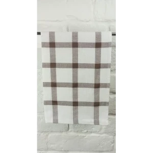 Полотенце вафельное Belezza 40x60 см цвет бело-коричневый