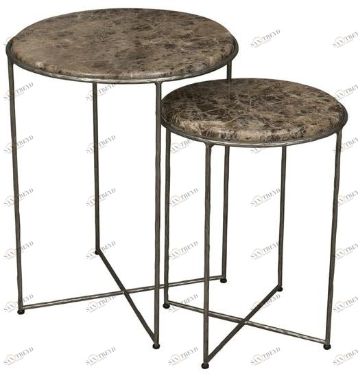 Hamilton Conte Paris Круглый журнальный столик из мрамора sun-id-1481196