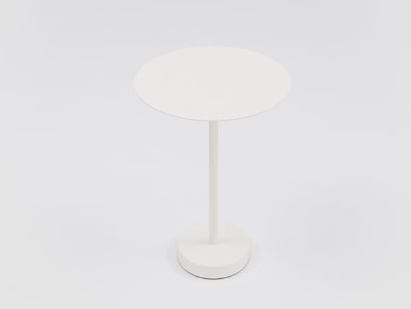 Высокий круглый журнальный столик из окрашенного металла Danese Milano Bincan ARCH-00088804