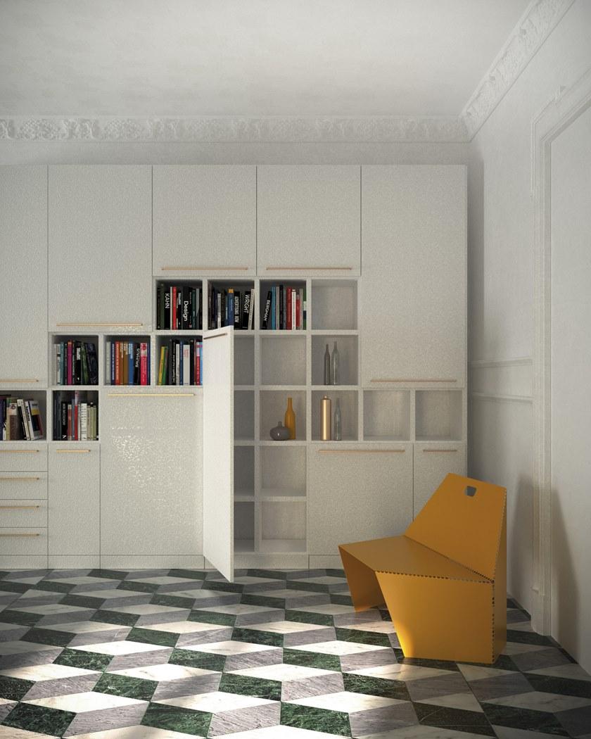 De Rosso Стенка для хранения hpl на заказ Alfabeto sun-id-1513253 - Вид №3