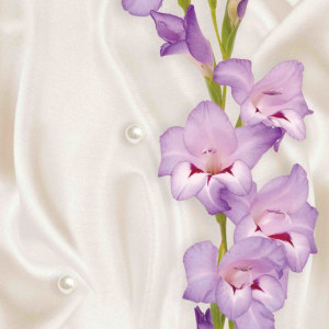 Панель ПВХ Шелк жемчужный Узор 620 2,7*0,25 STELLA Light