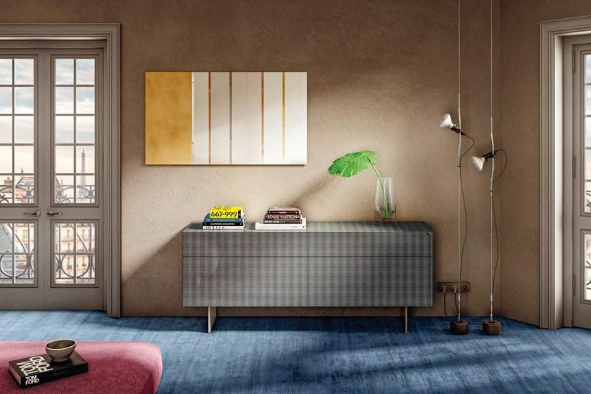 Lago Модульный стеклянный комод Materia sun-id-1467122 - Вид №1